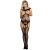 SUBBLIME – hálós, nyitott vállú bodystocking fekete színben