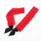 SUBBLIME – különleges halháló ruha fekete és piros varrással