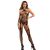 SUBBLIME – érzéki halter nyakú, harisnyás bodystocking fekete