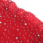 SUBBLIME – hálós testharisnya kesztyűkkel, piros, egy méret