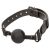 CalExotics – prémium szilikon ball gag fekete színben