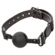CalExotics – prémium szilikon ball gag fekete színben