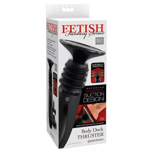 Fetish Fantasy – 7 funkciós, fekete dildó klipsz