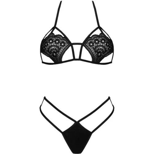 LIVCO CORSETTI FASHION - Jimena LC 20216 - fekete melltartó és tanga