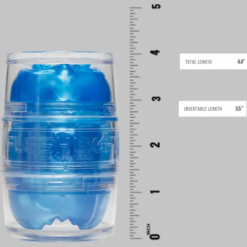 Fleshlight Alien Quickshot dupla maszturbátor - kék