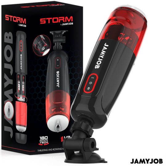 JAMYJOB STORM – automata vaginális maszturbátor, 10 üzemmód