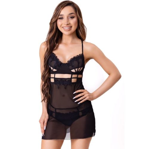 LIVCO CORSETTI FASHION – Maia 20247 fekete babydoll és tangával