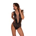 LIVCO CORSETTI FASHION – divatos fekete body egy méretben