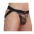 BURN - 002 JOCK SNAKE BLACK – prémium jockstrap fekete