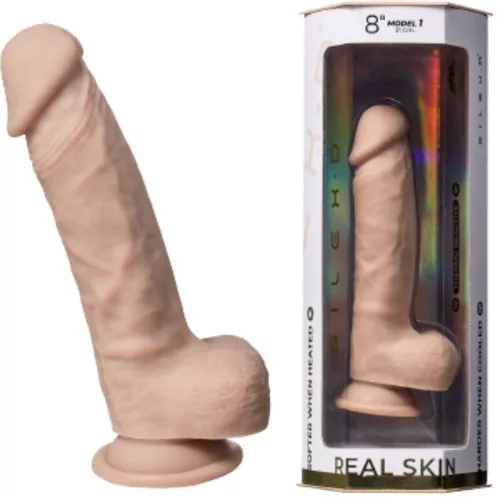 Silexd Dildó Termoreaktív, Realisztikus 21 cm hús színű