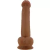 PRETTY LOVE – élethű műpénisz 22 cm, barna
