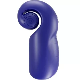   Snail Vibe Maszturbátor Slide n Roll technológia, 2 motoros, vízálló, kék