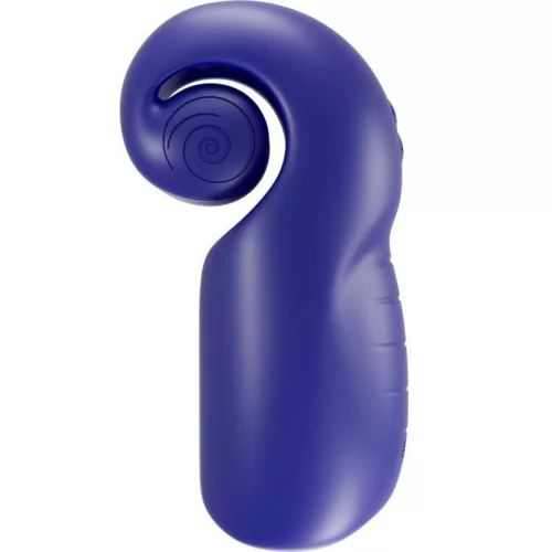 Snail Vibe Maszturbátor Slide n Roll technológia, 2 motoros, vízálló, kék