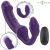 INTENSE - Jill dupla vibrátor távirányítóval, 20 cm, lila