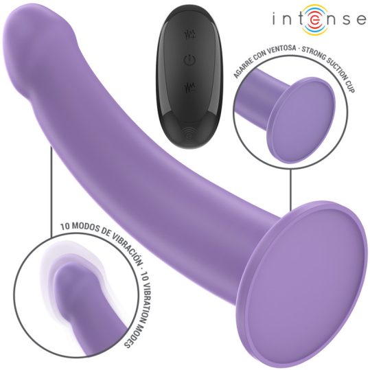 INTENSE Eddie – 10 funkciós távirányítós vibrátor 17,5 cm