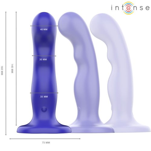 INTENSE Shorty – szívó tapadókorongos vibrátor távirányítóval