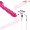 INTENSE - rugalmas 19 cm-es vibrátor 10 rezgési móddal