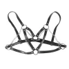 SUBBLIME - fém csattos punk bondage öv, univerzális méret