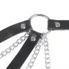 SUBBLIME - fém csattos punk bondage öv, univerzális méret