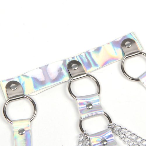 SUBBLIME - ezüst láncos mellheveder egyméretű