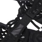 SUBBLIME - érzéki csipkés body fekete S/M méretben