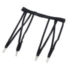 SUBBLIME – fekete testharisnyás fűző S/M méretben