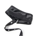 SUBBLIME – fekete bőr bondage ruha S/M méretben