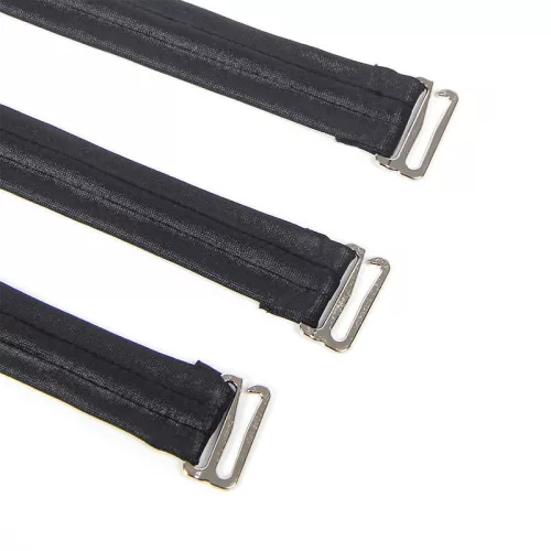 SUBBLIME – fekete bőr bondage test játék L/XL