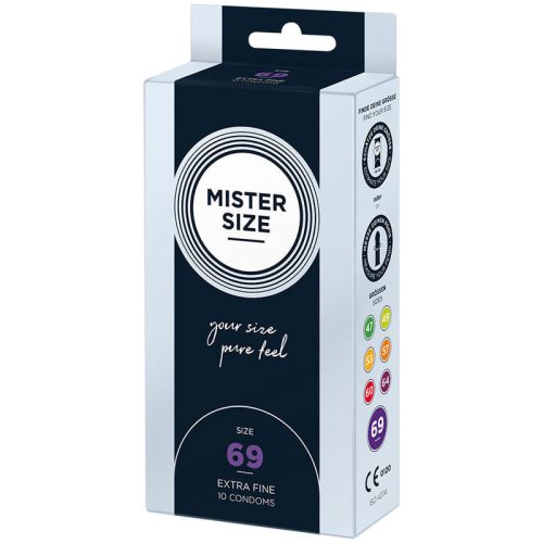Mister Size - prémium XXXL óvszer 69 mm (10 db)