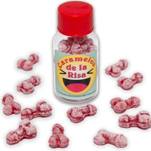 Diablo Picante – 12 pezsgő péniszformájú cukorka eper/cseresznye