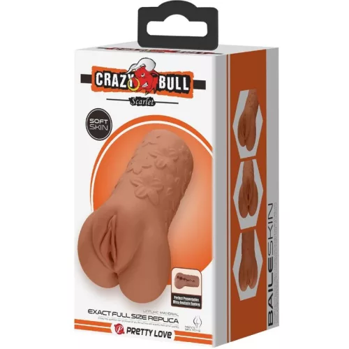 CRAZY BULL - virágos dizájnú prémium hüvely és anál maszturbátor