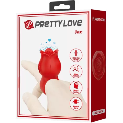 PRETTY LOVE - JAE ROSE ujjvibrátor, 10 rezgési móddal