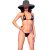 Chilirose CR 4840 – fekete mikro bikini S/M