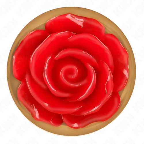 KINK - rózsával díszített prémium anális dugó