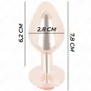 KINK – elegáns piros rózsás anális dildó rose gold színben