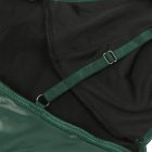 SUBBLIME – zöld bőr pántos prémium ruha L/XL