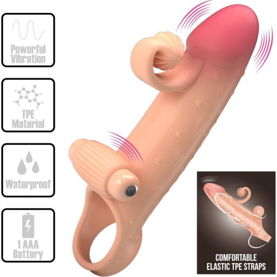 ROMANCE - vibráló péniszujj fakereszt 