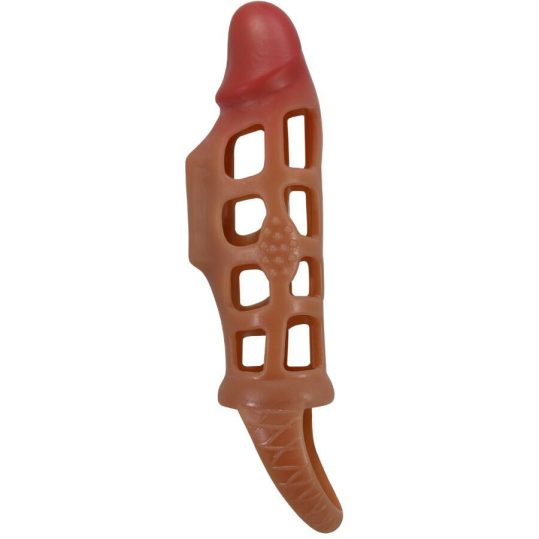 PRETTY LOVE - vibráló pénisz hüvely 18 cm hosszú