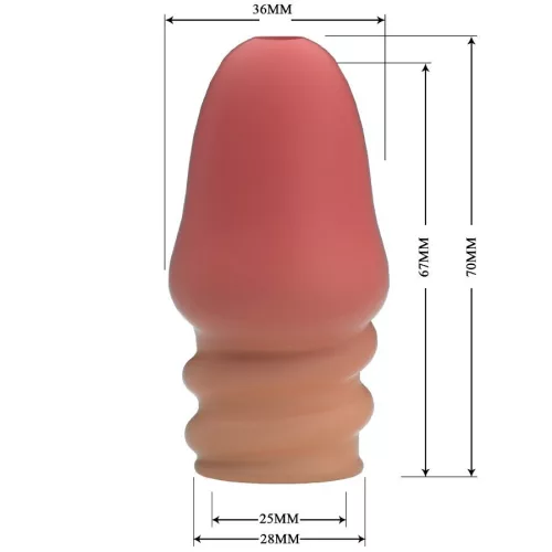 Pretty Love – vastagító péniszgyűrű rózsaszínben