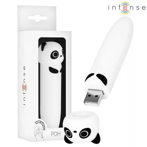 INTENSE - Prémium USB újratölthető vibráló bullet 10 cm