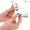 INTENSE - Prémium USB újratölthető vibráló bullet 10 cm