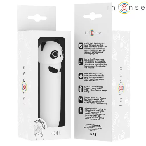 INTENSE - Prémium USB újratölthető vibráló bullet 10 cm
