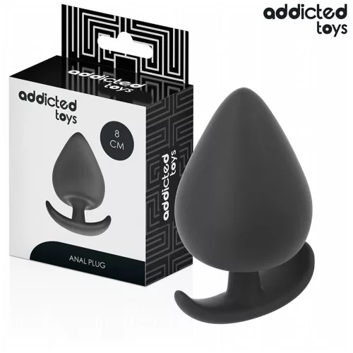 ADDICTED TOYS – prémium szilikon anális dugó, L méret, 8 cm