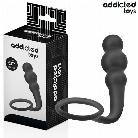 ADDICTED TOYS – szilikon anál dugó gyűrűvel