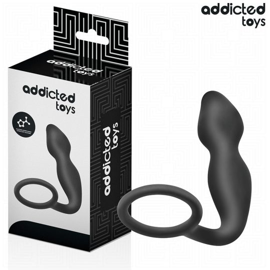 ADDICTED TOYS – szilikon anális dugó gyűrűvel, 2. modell
