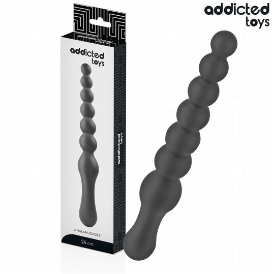 ADDICTED TOYS – dupla anál vibrátor szilikon, 24 cm