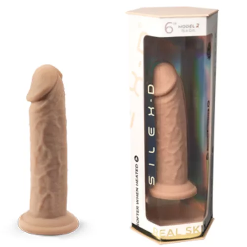 Silexd Dildó Termoreaktív, Realisztikus 15,4 cm Bőrszínű