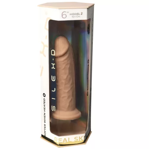 Silexd Dildó Termoreaktív, Realisztikus 15,4 cm Bőrszínű