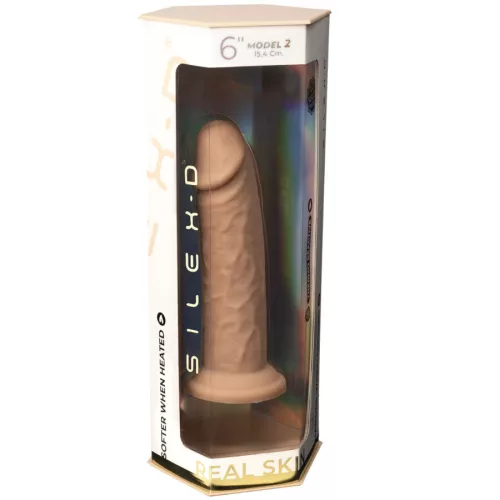 Silexd Dildó Duplarétegű, Termoreaktív Szilikon 15,4 cm hús színű