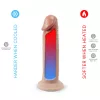 Silexd Dildó Termoreaktív szilikon, Realisztikus tapintás 19 cm hús színű